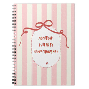 Cuaderno alimentado por pensamientos felices   Dia