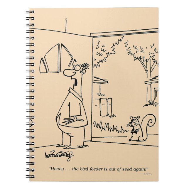 Cuaderno Alimentador vacío del pájaro (Frente)