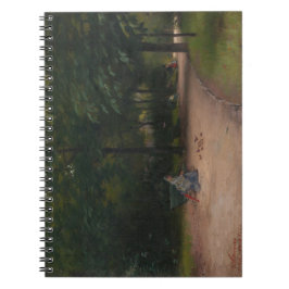 Cuaderno Alimentar a las aves en el parque (de Paul Peel)