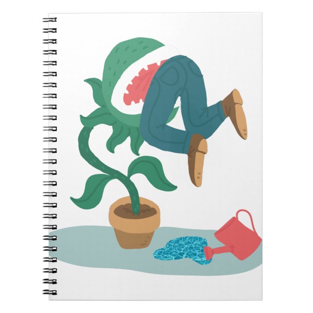 Cuaderno alimentarme con venus flytrampa (Frente)