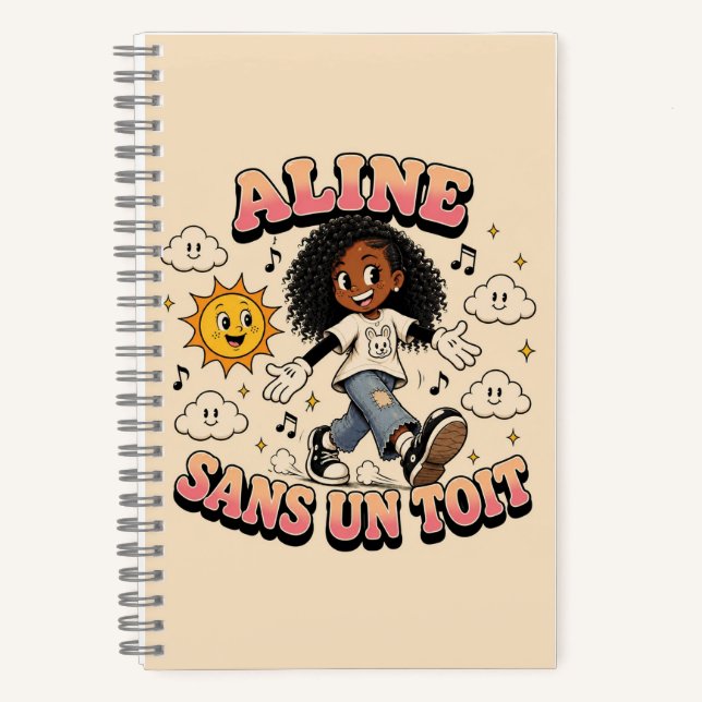 Cuaderno Aline Sin un techo (Anverso)