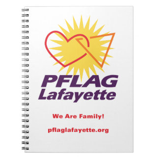 Cuaderno alineado Lafayette de PFLAG (8,5" x 11")