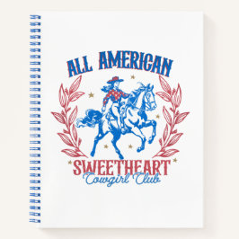 Cuaderno All American Scuarto Cowgirl Club