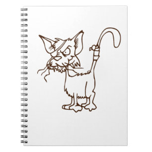 Cuaderno Alley Cat Tough Kitty Guay Funny Tom Personalizado