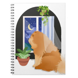 Cuaderno ALLÍ ALGÚN PORTÁTIL DE espiral de Chow