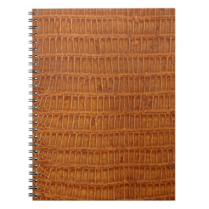 Cuaderno Alligador de cocodrilo textura de cuero reptil cer