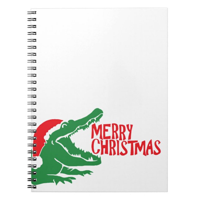 Cuaderno Alligator christmas notebook (Frente)