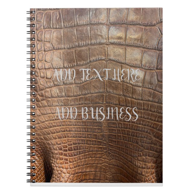 Cuaderno ALLIGATOR ocultar la cubierta de animales salvajes (Frente)
