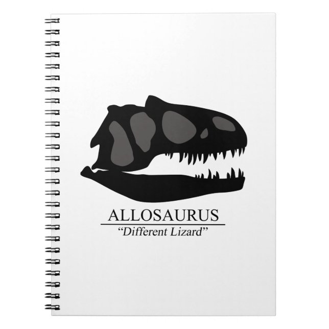 Cuaderno Allosaurus Skull (Frente)