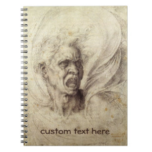 Cuaderno Alma condenada de Miguel Ángel, Cabeza de un hombr