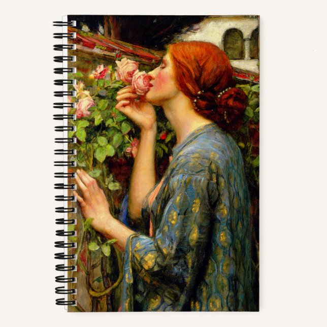 Cuaderno Alma de la Rosa John William Waterhouse (Anverso)