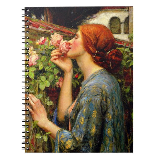 Cuaderno Alma de la Rosa John William Waterhouse (Frente)