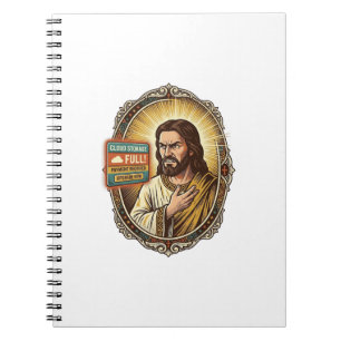 Cuaderno Almacenamiento en la nube de Jesús lleno aviso Pay