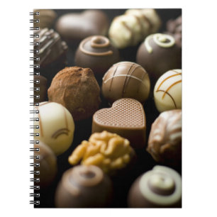Cuaderno Almendras garapiñadas deliciosas del chocolate