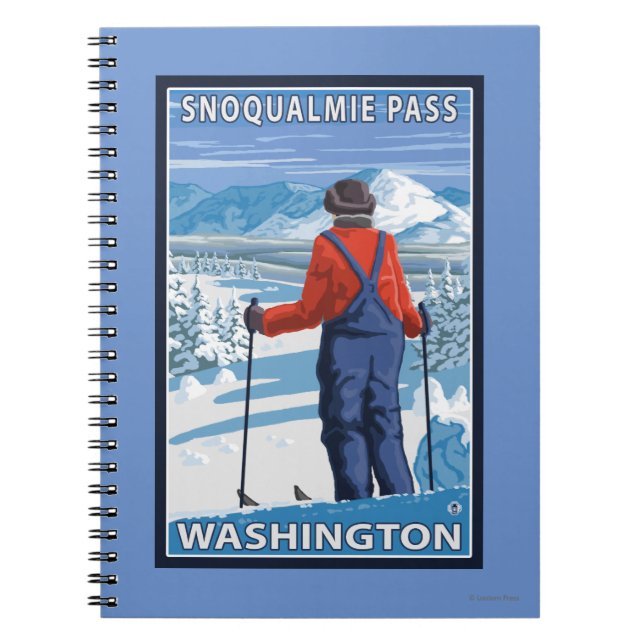 Cuaderno Almirante de esquiadores - Paso de esquila, Washin (Frente)