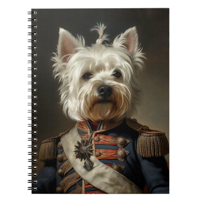 Cuaderno Almirante West Highland Terrier (Frente)