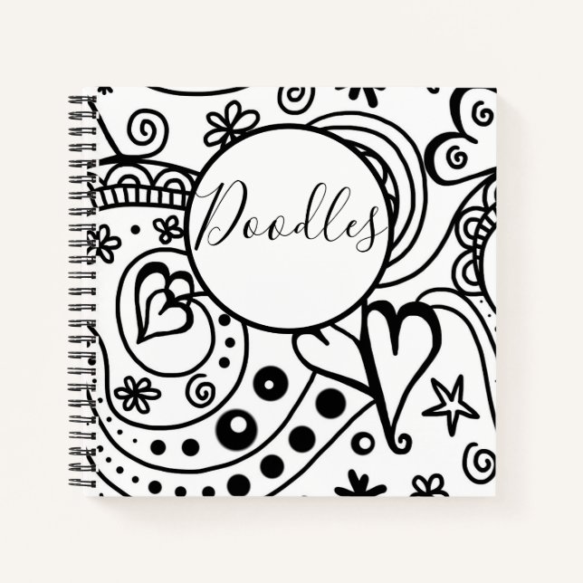 Cuaderno Almohadilla de esbozo Doodle (Anverso)
