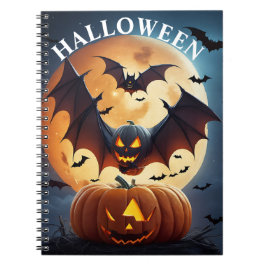 Cuaderno Almohadilla de notas de Halloween espiral