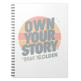 Cuaderno Almohadilla Retro Motivacional | Gráfico Unisex