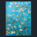 Cuaderno Almond Blossom Vincent Van Gogh<br><div class="desc">Florencia de almendras de Vincent van Gogh con impresionantes colores verdes y azules.</div>