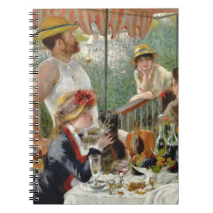 Cuaderno Almuerzo del Renoir de la Vieja Fiesta del Boating