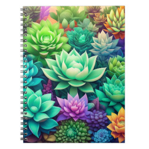 Cuaderno Aloe Vera y Succulage Collage
