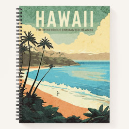 Cuaderno Aloha de Hawaii Vintage Travel