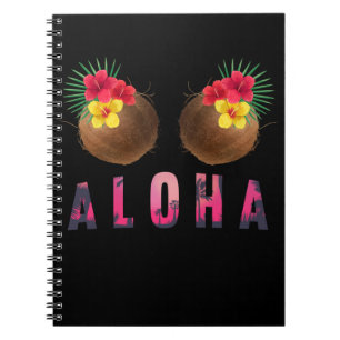 Cuaderno Aloha Funny Hawaii Funny Coconuts