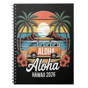 Cuaderno Aloha Hawái 2026