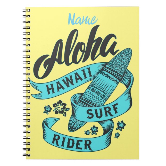 Cuaderno Aloha Hawaii Surf Rider Thunder_Cove (Frente)