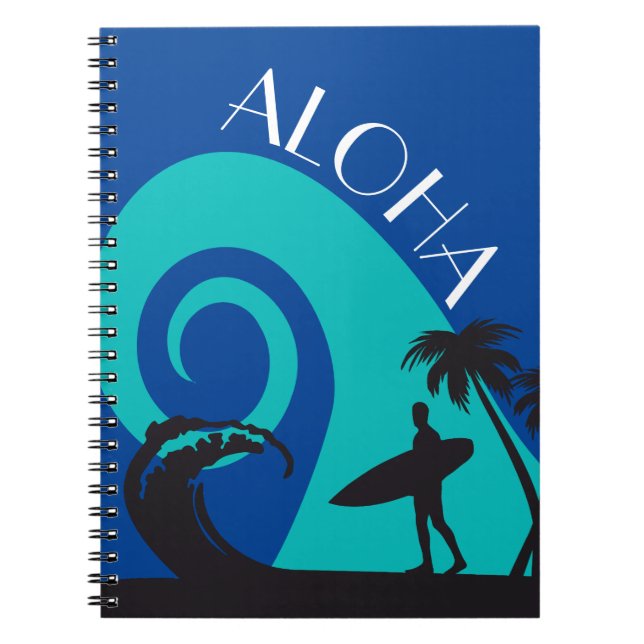 Cuaderno Aloha Surf y Palmeras (Frente)