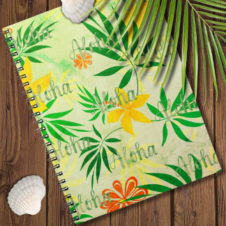 Cuaderno Aloha tropical retro