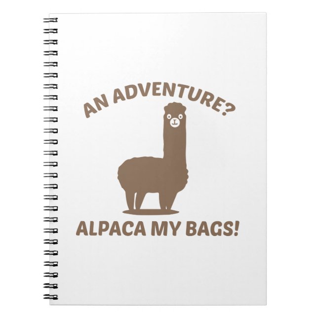 Cuaderno Alpaca My Bags (Frente)