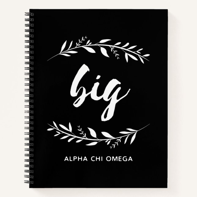 Cuaderno Alpha Chi Omega | Corona Grande (Anverso)