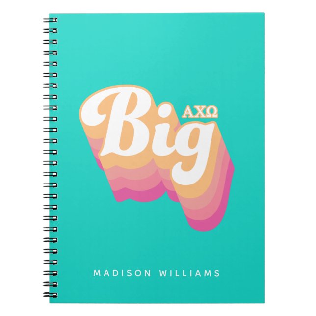 Cuaderno Alpha Chi Omega| Grande (Frente)