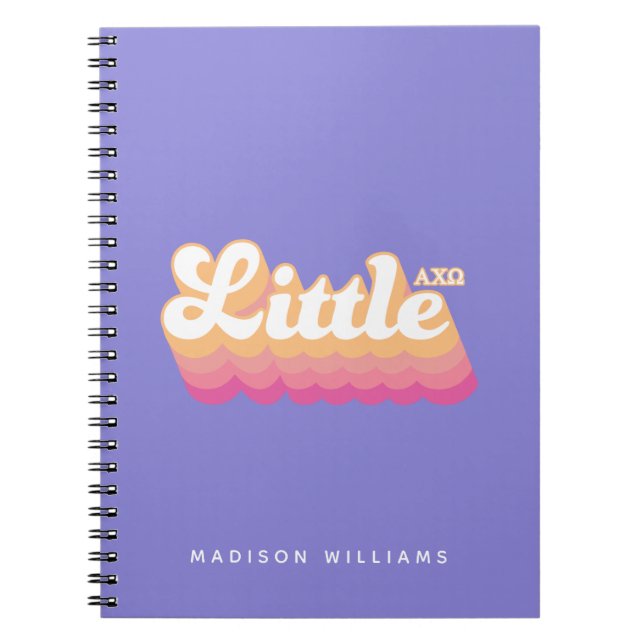 Cuaderno Alpha Chi Omega | Poco (Frente)