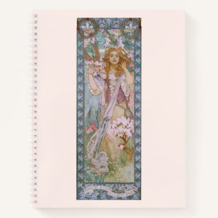 Cuaderno Alphonse Maria Mucha - Arte Jugendstil Jeanne d'Ar