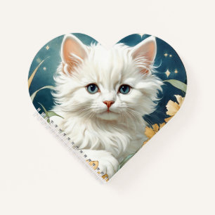 Cuaderno Alphonse Mucha Art Nouveau Kitten