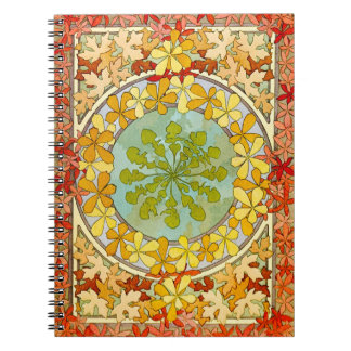 Cuaderno Alphonse Mucha Floral