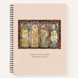 Cuaderno Alphonse Mucha - Las horas del día