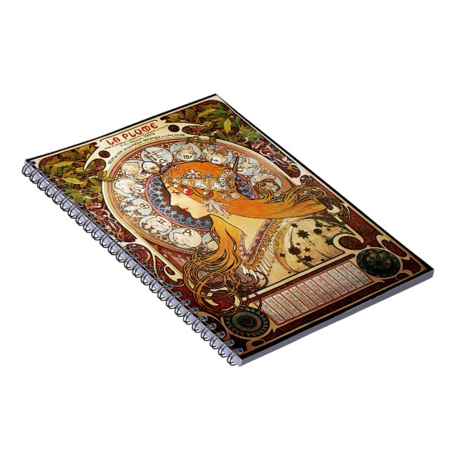 Cuaderno Alphonse Mucha Zodiac (Lado Derecho)