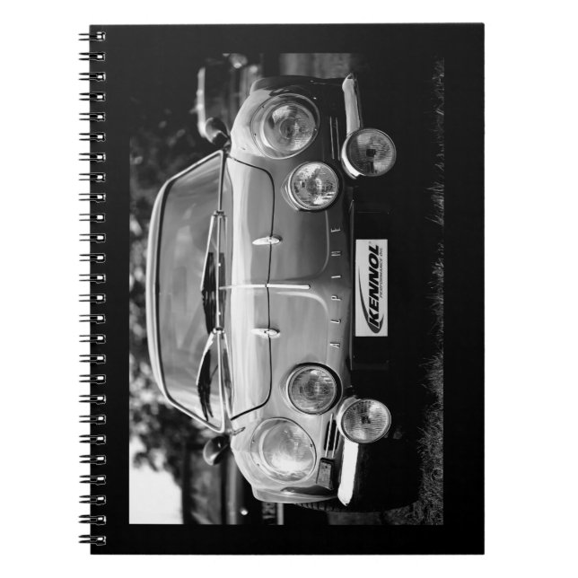 Cuaderno Alpine A110 in black and white (Frente)