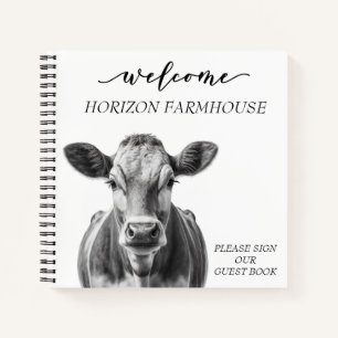 Cuaderno Alquiler de cabaña en granja de vacas bienvenidas