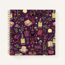 Cuaderno Alquimia mística - Vibes de Halloween de época