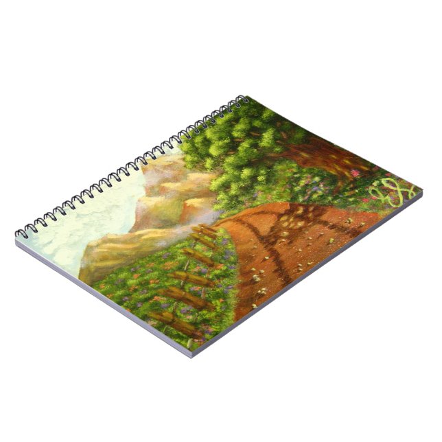 Cuaderno Alrededor de la curva: Paisaje original gobernado (Lado Izquierdo)