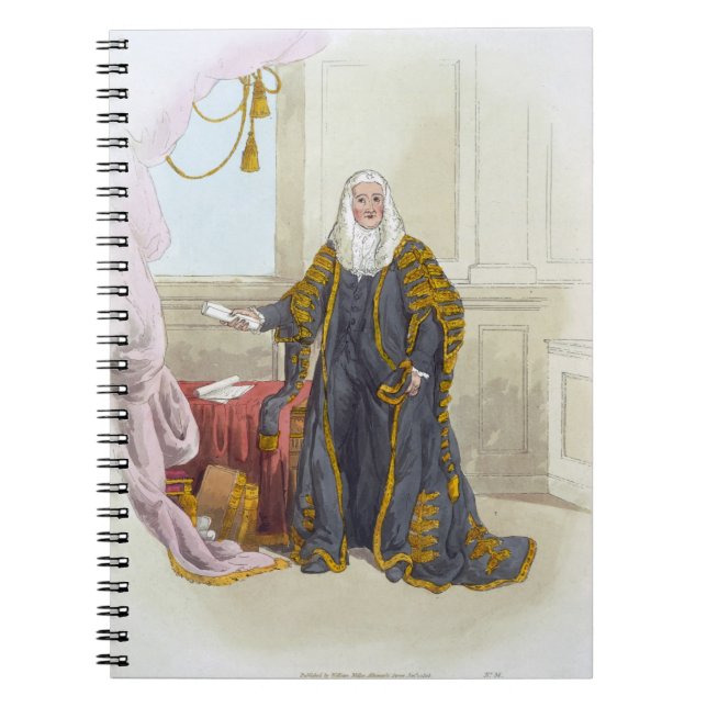 Cuaderno Altavoz de la Cámara de los Comunes, del 'traje de (Frente)
