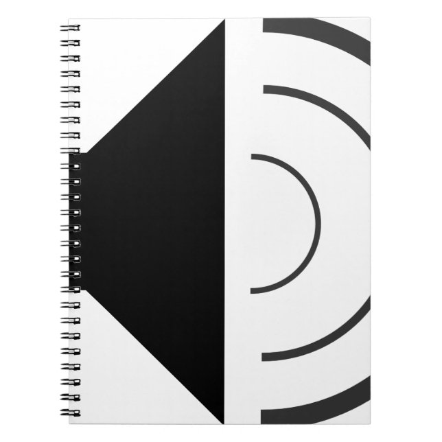 Cuaderno Altavoz de volumen (Frente)