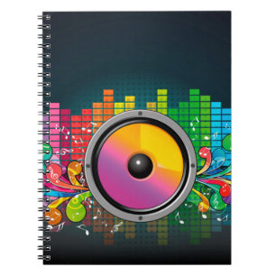 Cuaderno Altavoz retro