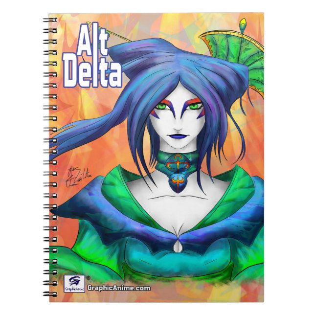 Cuaderno AltDelta: bloc de notas en espiral (Frente)