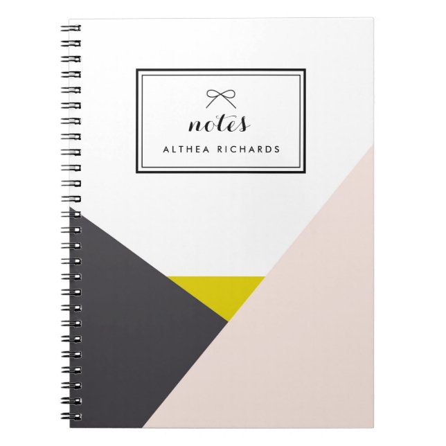 Cuaderno Althea Rubor Asbtrate equipo portátil personalizad (Frente)